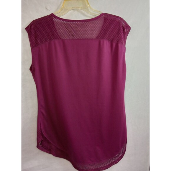 Unbranded Womens‎ Medium Purple Workout Wicking Material Netting Sleeveless - Picture 9 of 11